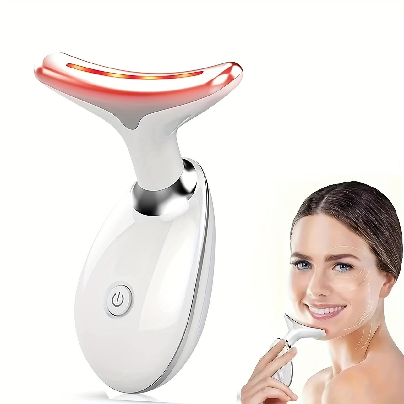 Beauty and Facial Skin Tightening and Massaging Device